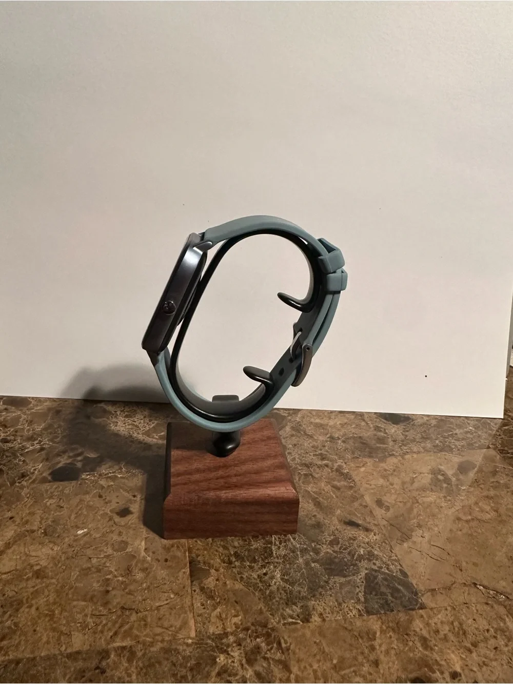 Amazfit GTS 4 Mini smartwatch in Mint Blue